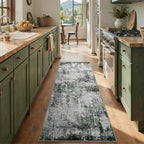 2x6 Ft Washable Runner Rug, Non-Slip Low Pile Hallway Kitchen Area Rug - Image 4