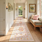 RELEANY Area Rugs 2'6"x12' Runner Rug Non Slip Washable by RELEANY