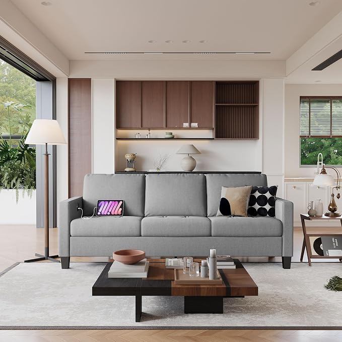 STHOUYN 73" W 3 Seater Couch - Image 3
