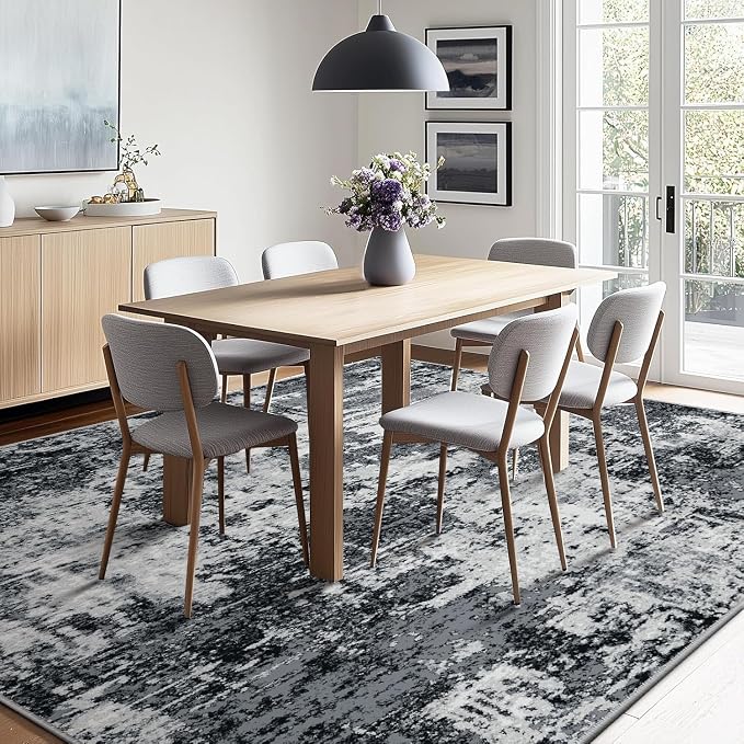 RELEANY Washable Square 7'x7' Area Rug - Image 5