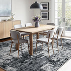 RELEANY Washable 10'x14' Abstract Area Rug - Image 3