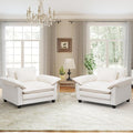 Oversized Accent Chairs Set of 2, 44 inch Modern Living Room Chairs, Chenille by choairy