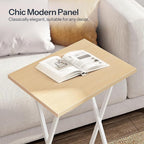 HOOBRO Folding TV Tray Tables, Industrial Snack Tables - Image 7