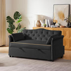 Auvsoce 57'' Convertible Sleeper Sofa Bed - Image 3