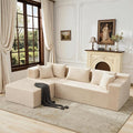 Hetoy Oversized L Shape Modular Sofa, Soft Modular Sectional Couch by HetoyRideon
