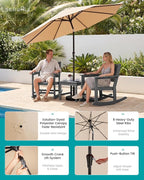 SERWALL Outdoor Rocking Chairs Set of 2 - Image 3