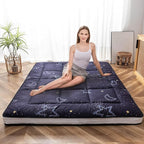 MAXYOYO Black Moon and Star Futon Mattress, Japanese Floor Mattress Quilted - Image 8