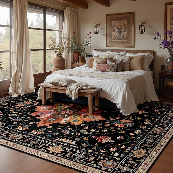 RELEANY Washable Area Rug, Large 10'x12', Water Repellent, Pet Friendly - Image 2