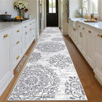 HEBE Hallway Runner Rug 3'x18', Washable Non Slip Kitchen Rug Runner | Soft - Image 2