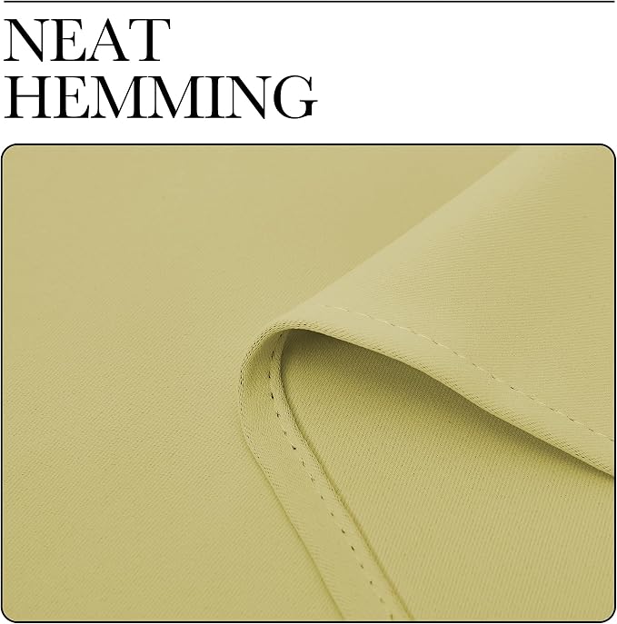 NICETOWN RV Blackout Curtains for Camper Windows, Paler Yellow, Short Blackout - Image 6