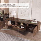 Marsail Mid Century Modern TV Stand up to 65 Inches, Fluted Entertainment Center - Image 5