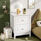 VINGLI 18.9" W White Nightstand Set of 2 - Image 6