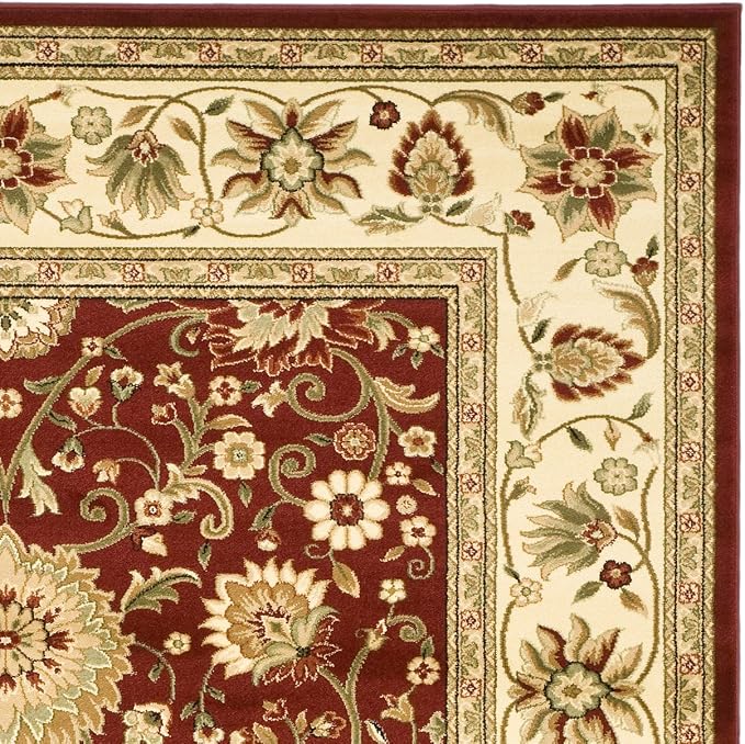 SAFAVIEH Lyndhurst Area Rug 6x8, Traditional Red & Ivory LNH212F - Image 8