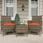 GarveeLife 3 Piece Patio Furniture Set, Rattan Outdoor Furniture by GarveeLife