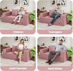COMAX Futon Sofa Bed, 4‑in‑1 Convertible Sofa Bed, Folding Boneless Couches - Image 8