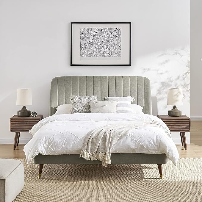 mopio Ensley Mid Century Modern Side Table, Small Accent Tables - Image 3