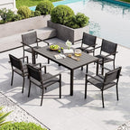 Aoxun 7-Piece Patio Table and Chairs Set by Aoxun