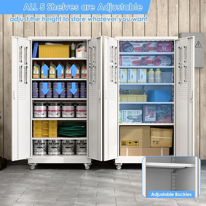 SUXXAN Metal Garage Storage Cabinet - Image 5