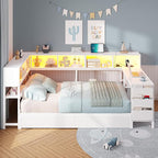 DICTAC Corner Twin Bed Frame - Image 2