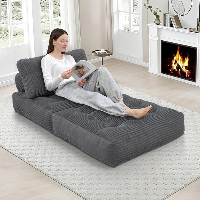 Folding Sofa Bed, Convertible Sleeper Chair - Image 5
