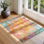 RELEANY Washable 2'x3' Abstract Area Rug - Image 3