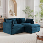 mikibama Modular Sectional Sofa, 76.4 Inch L Shaped Couch Set - Image 9