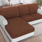 H.VERSAILTEX Sectional Couch Covers 6 Pieces Stretch Sofa Covers by HVERSAILTEX