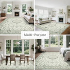8x10 Washable Area Rugs for Living Room, Dining Room - Image 5