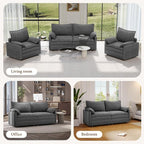 Vesgantti 74" Loveseat Sofa for Living Room, Comfy Cloud Couch Deep Seat - Image 7