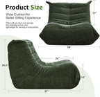 Bean Bag Chairs for Adults Giant Bean Bag Chair Memory Foam BeanBag Chair Bean - Image 2