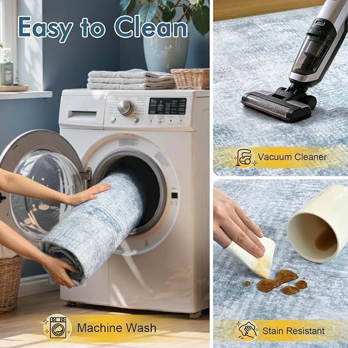 9x12 Ft Extra Large Washable Area Rugs - Image 8
