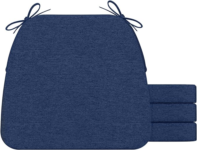 AAAAAcessories D-Shaped Chair Cushions, Machine-Washable Cover by AAAAAcessories