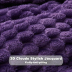 NEWCOSPLAY Fleece Clouds Cozy Queen Blanket - Image 5