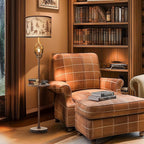 Scenekoy Antlers Style Metal Tray Floor Lamp - Image 6