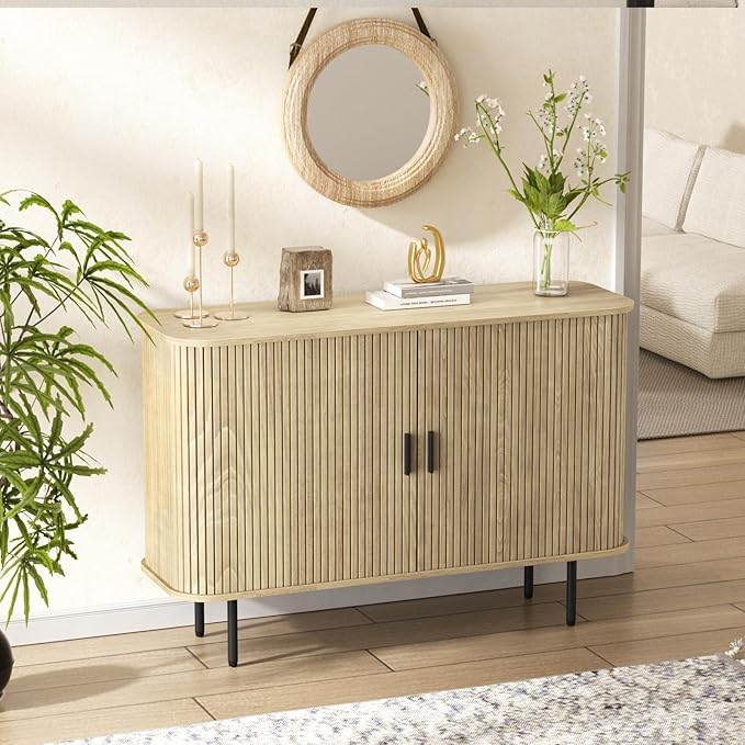47''W x 32''H Buffet Sideboard Cabinet by FiveWillowise