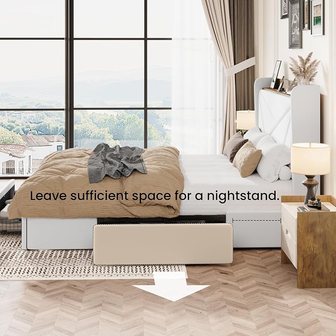 SHA CERLIN Queen Bed Frame - Image 8