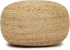 · REDEARTH · Jute Circular Low Pouf Ottoman - Image 5