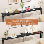 Keelian 102" Narrow Console Sofa Table - Image 6