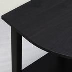 Furinno JAYA Simple Design Corner TV Stand, Espresso/Black - Image 8