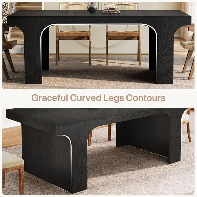 Tribesigns 71-Inch Farmhouse Dining Table - Image 9