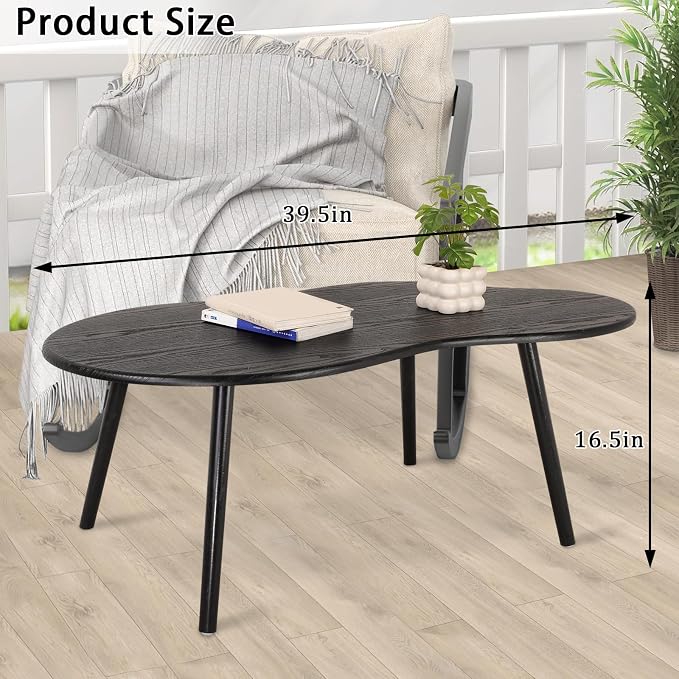 Small Coffee Table Black Cloud Coffee Table - Image 3