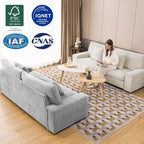DOPEDIO Modern Living Room Sofa Set, 88.58" Chenille Loveseat - Image 8