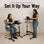 Model 2026 Adjustable Height Rolling Desk - Image 3