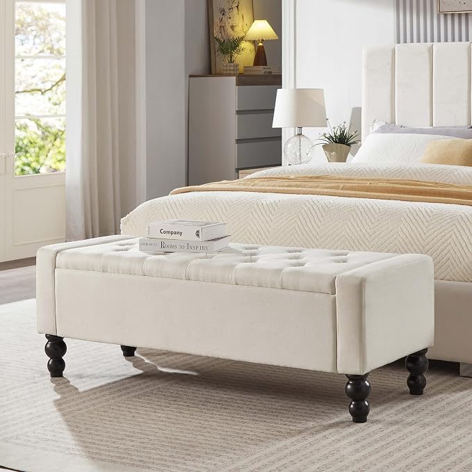 50" W Storage Ottoman Bench by DRM%E2%80%98SCUUM
