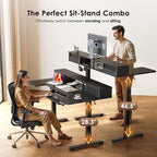 OffiGo U Shaped Electric Standing Desk - Image 5