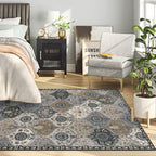 Lahome Moroccan Machine Washable Rugs, 4x6 Area Rug - Image 6