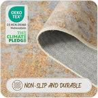 Beige Gold Entryway Rug 3x5 Door Mat Indoor Entrance 36x60, Washable Small - Image 6