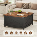 ALLSTAND 31.5" Lift Top Coffee Table - Image 7