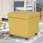 Adeco Square Storage Ottoman - Image 9