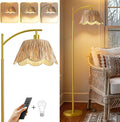Oneach Boho Floor Lamp with 3 Color Temperatures, Farmhouse Floor Lamps by Oneach